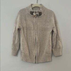 Beige Knit Cardigan with‎ Buckle Detail Size 2T